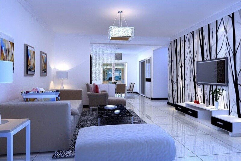 Màu sơn nhà hợp với người mệnh Thủy