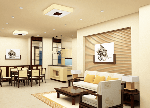 Màu sơn nhà cho tuổi Nhâm Thân thuộc mệnh Kim, mệnh Thổ