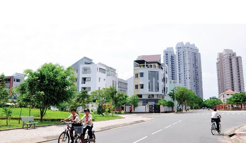 Quận 7 là nơi có hệ thống giao thông hiện đại, chỉ mất 15 phút để di chuyển qua các quận lân cận
